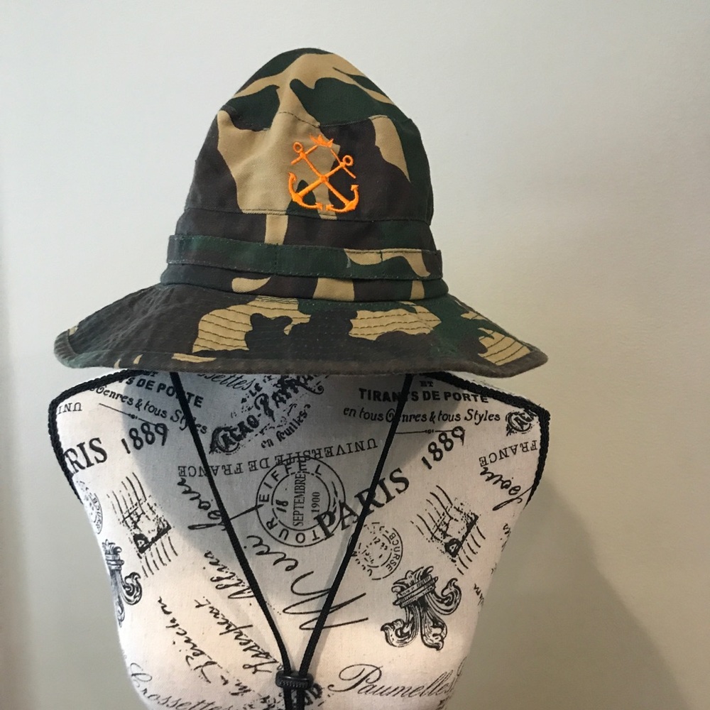 Camouflage bucket hat